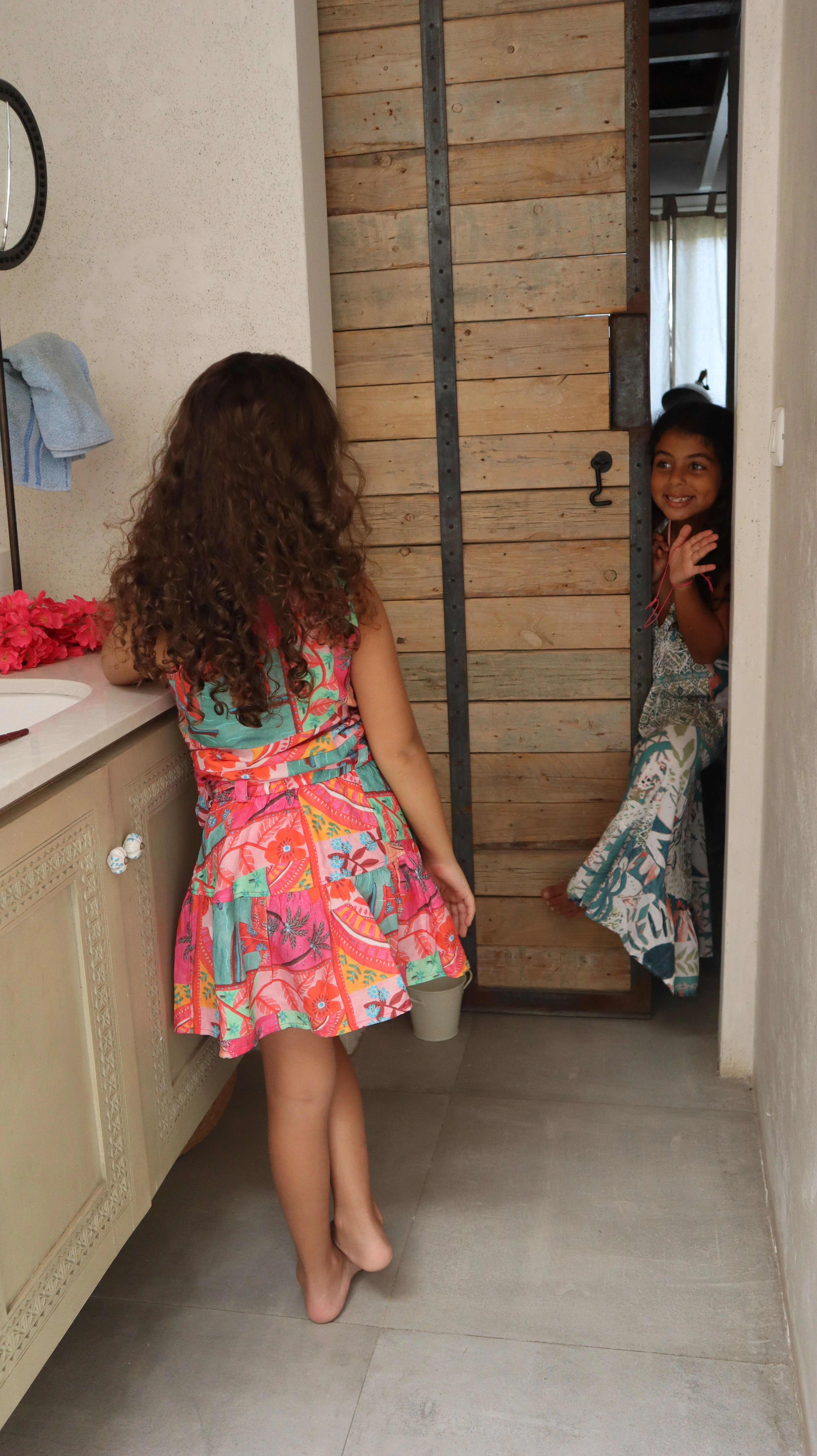Roeqiya's Little Swirl: Knot Skirt—Bohemian Charm & Effortless Style!